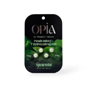 Opia Pseudo + 7OH Chewable Tablets Spearmint 80mg